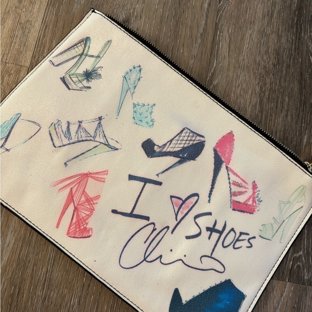 Lot of Vintage wallets & makeup bags Christian  Soriano / Yoobi/Inlayed Leather - Picture 2 of 10